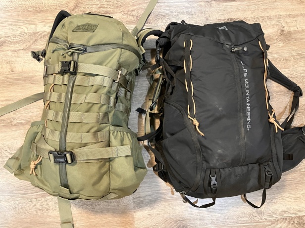 GEAR AID Fire Strand 550 Paracord on backpacks